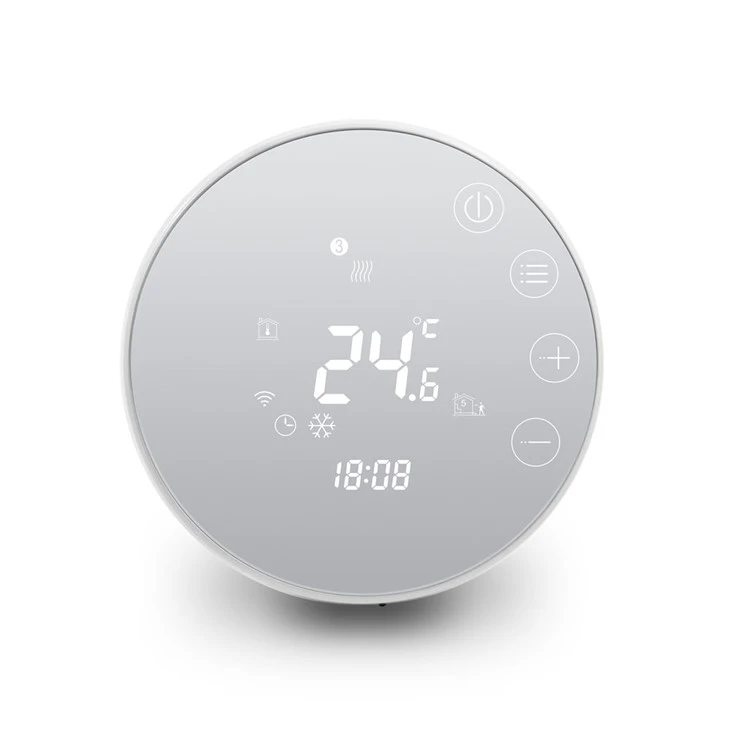 Round Screen Underfloor Heating Thermostat TGR86